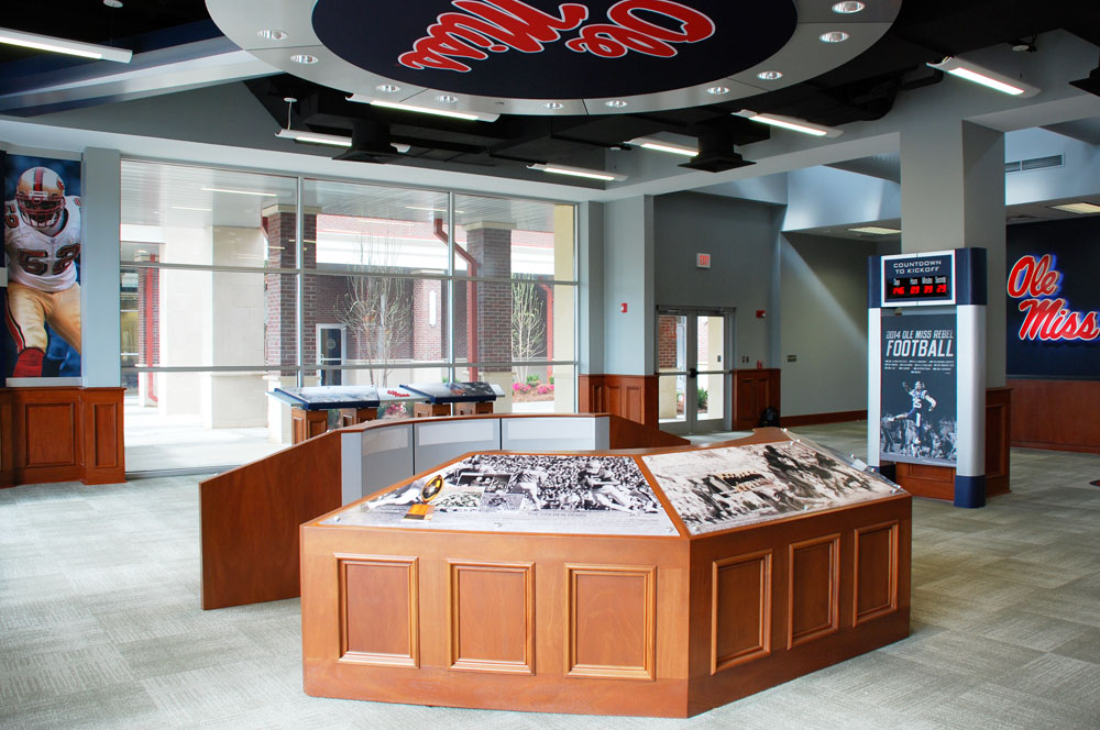 Environmental Graphics at Ole Miss's Athletic Facilities 