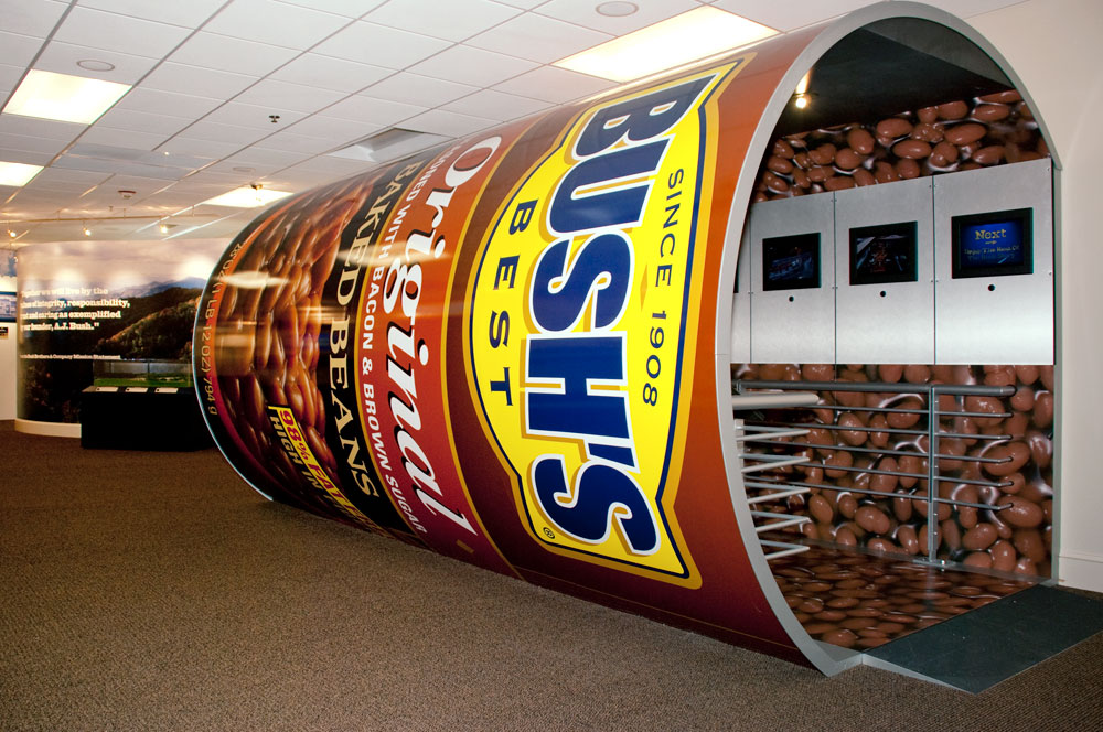 Designed Display at Bush's Best Baked Beans Visitor Center 