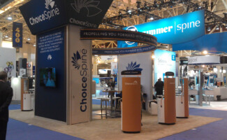 Unique Trade Show Exhibit Designed for ChoiceSpine